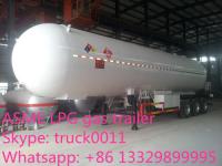 China Tanker vessel 57.1cbm semi trailer asme propene proplene tanker trailer 3 axle lpg semi trailer for sale factory