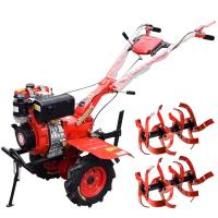 Quality 4.05 KW Agriculture Tiller Machine 115KG Red Stepless Diesel for sale