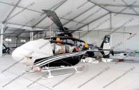 China White Waterproof Aircraft Hangar Tent For Helicopter Parking Or As Hanger Shelter factory