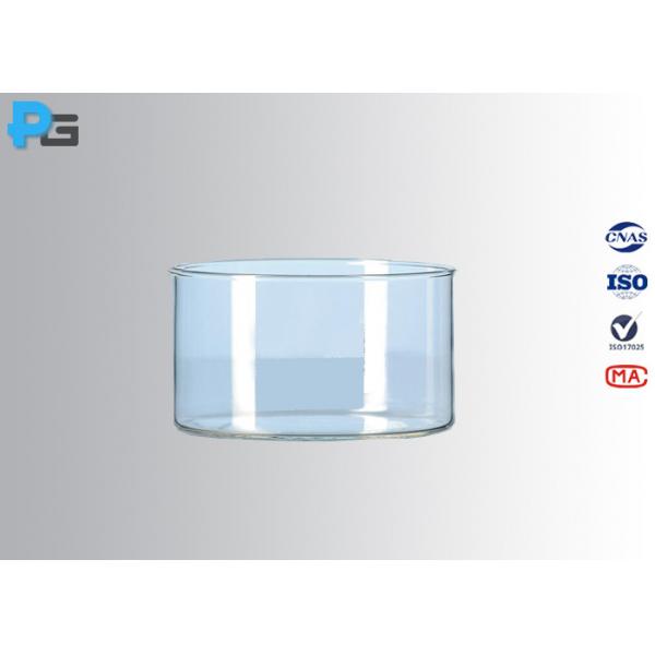 Quality IEC60335-11 Borosilicate Glass Cylindrical Container 190×90mm For Microwave Oven for sale