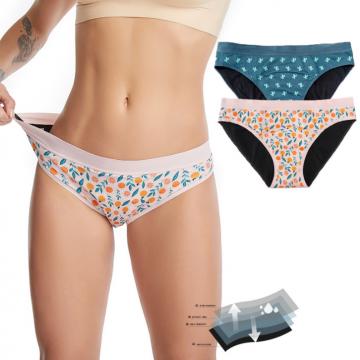 Quality Sustainable Period Panties For Teenagers Cotton Breathable High Absorbent 4 for sale
