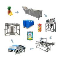China PLC Controlled Aseptic Bag Pineapple Processing Line 20T/H 440V factory