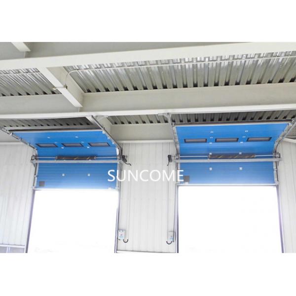 Quality 0.2-0.5m/s Opening Speed Industrial Sectional Doors Sandwich Construction Steel for sale