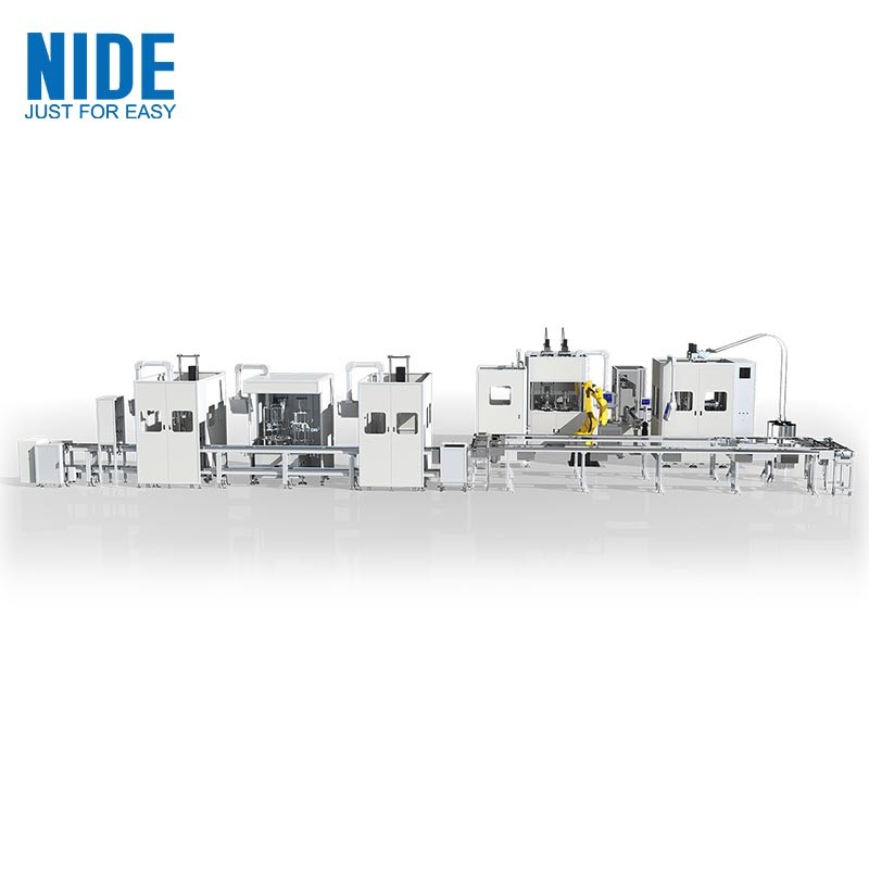 China Full Automatic Three Phase Stator Production Line 30 - 120mm factory