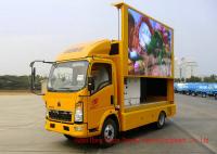 China HOWO Mobile LED Video Display Truck For Sports Events / Outdoor Entertainment factory