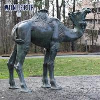 China WONDERS Life size outdoor Bronze Camel Statue Bronze Camel Figurine factory