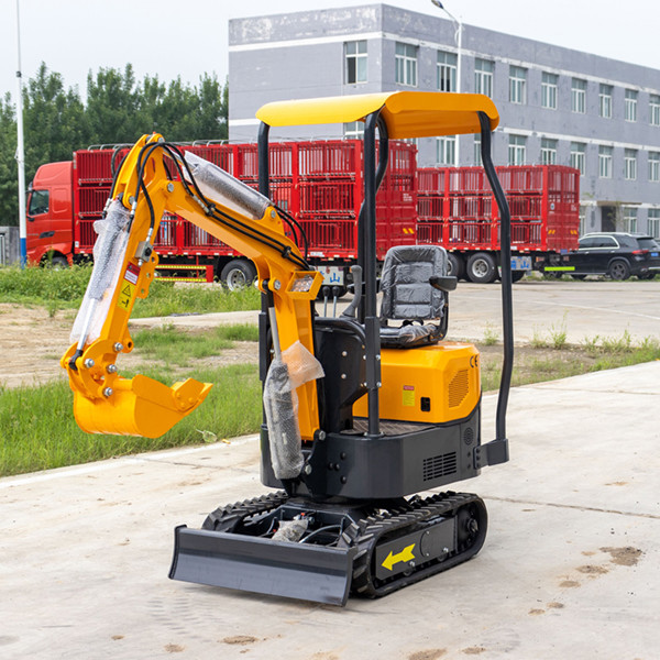 Quality SGS 1.8 T Excavator With Attachments Mini Excavator Machine Hydraulic Transmission for sale