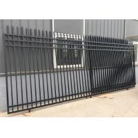 Quality Wrought Iron ISO9001 L2400mm Sustainable Wrought Iron Steel Fence for sale
