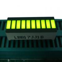 China Yellow 10 LED Light Bar , Big 10 Segment Led Display 25.4 x 10.1 x 7.9mm factory