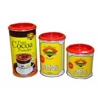 Quality 0.68L Screwed Coffee Tin Cans 4 Color Empty Coffee Tins for sale