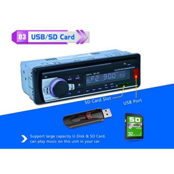 Quality Mute Car Music Player FM Radio With Bluetooth Car Bt Radio for sale