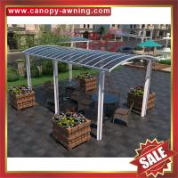 China hot selling outdoor backyard polycarbonate aluminum sunshade shelter gazebo canopy awning for sale