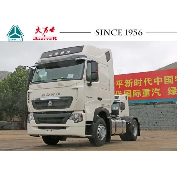 Quality HOWO T7 6 Wheeler Truck , 4x2 Prime Mover With Perfect Suspension Systems for sale