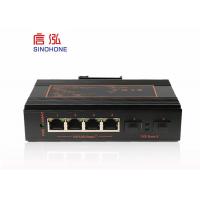 China Single Mode Fiber Optic Network Switch 6 Ports Unmanaged Industrial Ethernet Switch for sale