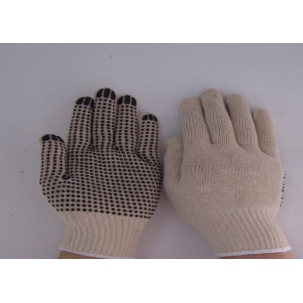 Quality Cotton / Polyester Working Hands Gloves Flexible Shell Weight 550g Per Dozen for sale