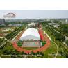 China 50x100m Outdoor Temporary Exhibition Tent PVC Walls , Roof Lining , Side Curtain factory