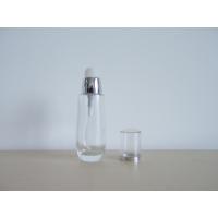 Quality 25ml Spraying Empty Glass Bottles for Foundation Cosmetics with WT Pump & Cap for sale