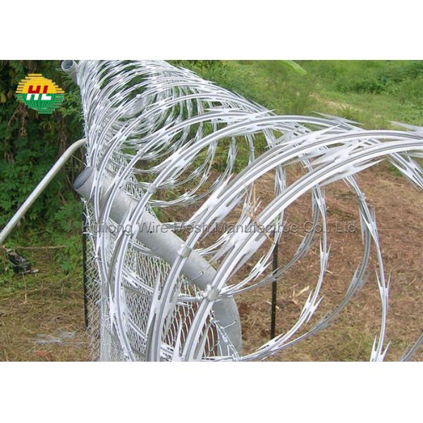 Quality CBT-65 Razor Wire Galvanized Razor Wire Fence Stretched Wire Coils for Farm Fence Garden for sale