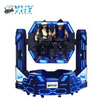 China Two Seats 9D VR Simulator 8.0KW With Roller Coaster VR Simulation Game factory