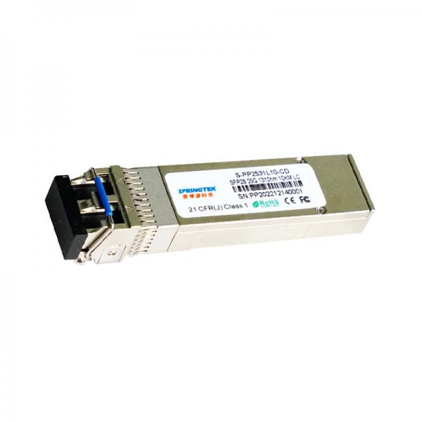Quality 25G SFP28 LR Optical Module Compatible Cisco 1310nm 10KM LC SFP28 Transceiver for sale