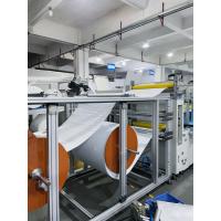 China Ultrasonic Flat Trapezoidal Pocket Filter Making Machine For Rectangular Trapezoidal Bags 6KW factory
