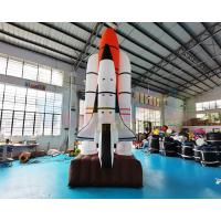 China EN71 Multi Red Rocket Air Characters Advertising Inflatables factory