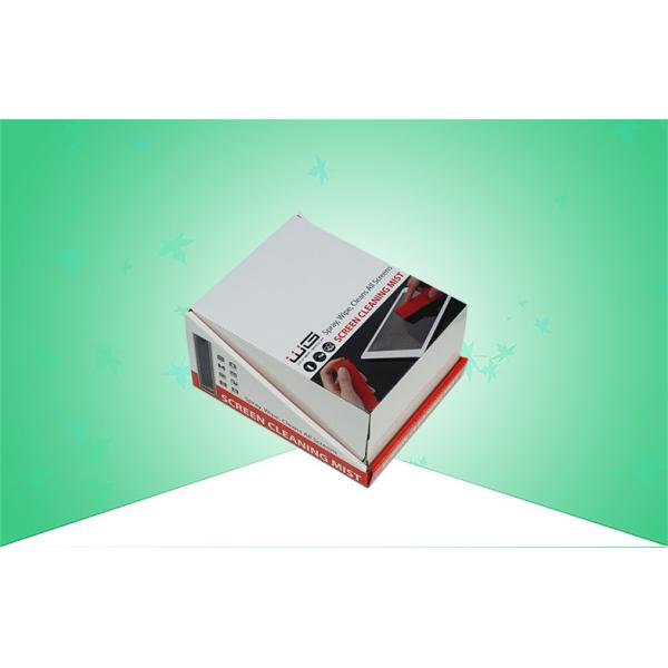 Quality SGS Approval Cardboard Counter Displays Box Selling Screen Cleaner With Insertor for sale