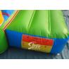 China 5x4 mts outdoor Let's party kids inflatable bouncy castle made with 610g/m2 pvc tarpaulin factory