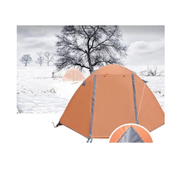 Quality Orange Outdoor Camping Tents 210X150X120cm 210D Polyester Ripstop PU2000mm for sale
