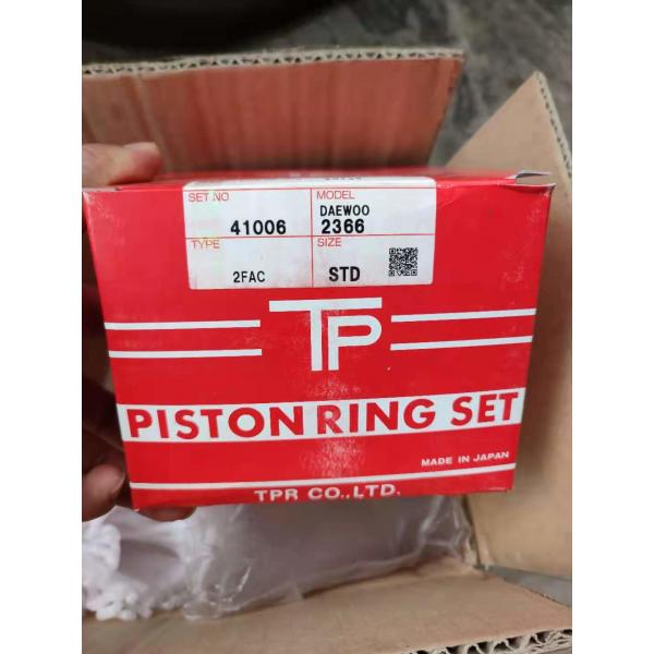 Quality Daewoo D2366 De12t TP Piston Rings 41006 65.02503-8237 for sale