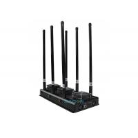 Quality 120w Powerful GPS UAV Drone Signal Jammer With 6 Omni Glass Antennas for sale