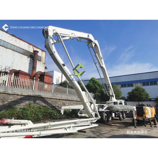 Quality Reproducing Zoomlion Used Concrete Pump Truck With Mercedes-Benz Chassis 8×4 for sale