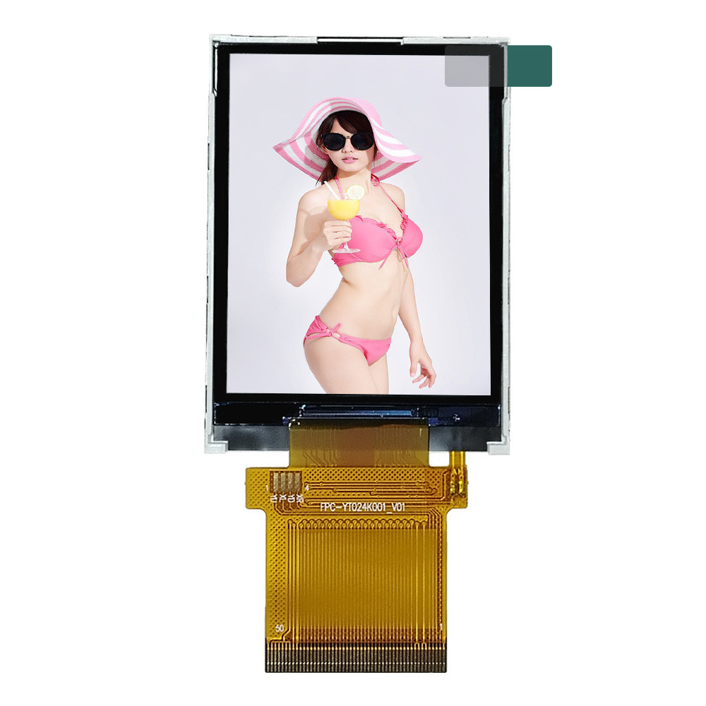 China 2.4-inch TN sun readable semi transparent and semi reflective display screen 240 * 320 SPI/MCU/RGB interface factory