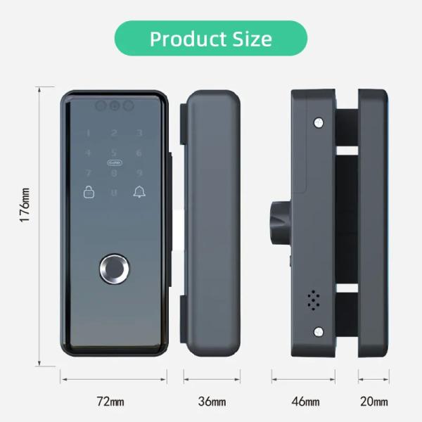 Quality Punchfree Biometric Office Door Lock Smart Fingerprint 3D Face Recognition Door for sale