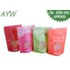 China 1 / 8oz Stand Up Food Packaging Bags Double Track Tab For Dried Flower Tea factory