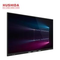 china HUSHIDA 98 inch Multi-Media 10 Points Infrared 1080p Movable Touch Screen All-In-One Full HD Flat Panel