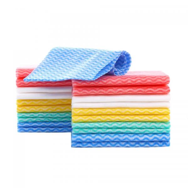 Quality Antibacterial Disposable Dish Rags 35gsm Multiscene For Cleaning for sale