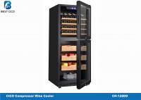 Buy cheap 380L Compressor Wine Cooler Modern Wooden Box Refrigerated Cabinet Cigar Humidor from wholesalers
