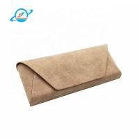 China Women And Men Folding Optical Glasses Case Suede Glasses Case Personalized factory