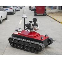 China 48V Fire Fighting Equipment 0-1.6m/S Speed Remote Control Fire Fighting Robot factory