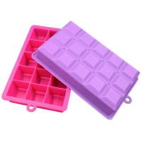 Quality Flexible Odorless Silicone Ice Tray , BPA Free Whiskey Ice Cube Mould for sale