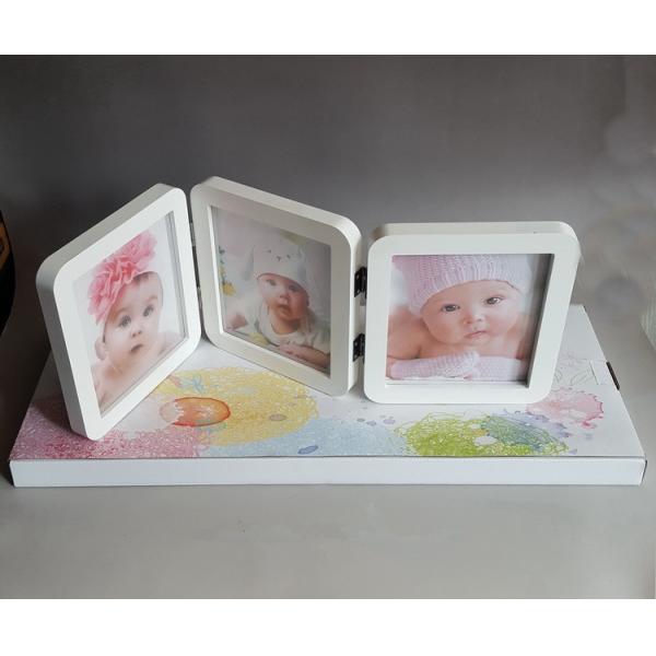 Quality Personalised Wooden Photo Frames , Luxury Triple Picture Frame Logo Printed for sale