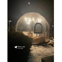 china UV Resistance Clear Bubble Tents Green Diameter 3.5m Outdoor Bubble Dome