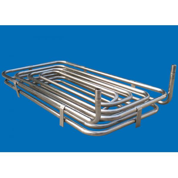 Quality Double Layer SUS316 Immersion Heat Exchanger For Cooling Alkaline Solution for sale