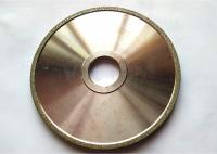 China Flat Industrial Electroplated Small Diamond Grinding Wheels 150mm Edge Abrasive factory