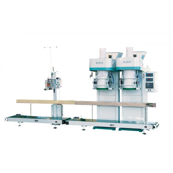 Quality Dual Scale Conveyor Belt Rice Powder Packing Machine 33.3L/ Min 200 Bags / H for sale