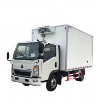 China 5 Tons Diesel Light Duty Reefer Trucks , 130hp Fridge Freezer Vans for sale