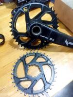 China Aluminum CNC Machining Parts 32T 34T 36T 38T Bike Single Chainring for 9 10 11 Speed factory