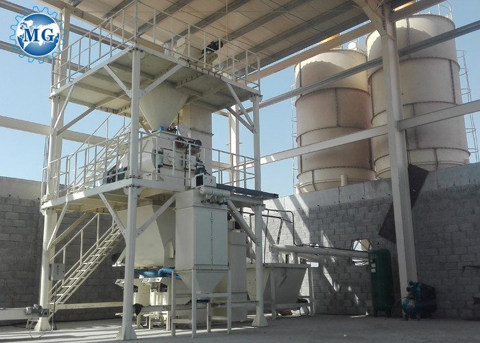 China 2020 New Product Dry Mortar Plant  With PLC Controlling System factory