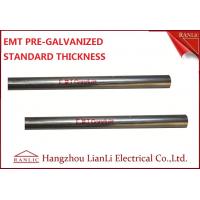Quality 1-1/2" Steel Electrical Metallic Conduit with Pre Galvanized Finish 3.05 Meters for sale